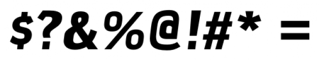 Xenu Black Italic Font OTHER CHARS
