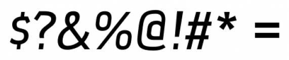 Xenu Italic Font OTHER CHARS