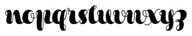 Xesy Regular Font LOWERCASE