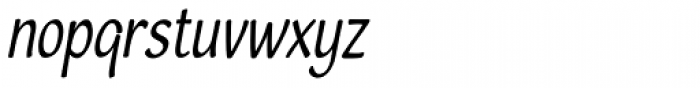 Xeilo Condense Italic Font LOWERCASE