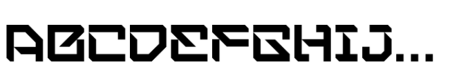Xeno Byte Font UPPERCASE