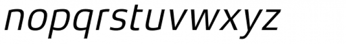 Xenois Sans Pro Italic Font LOWERCASE