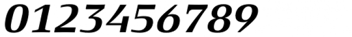 Xenois Serif Pro Bold Italic Font OTHER CHARS