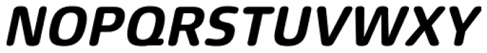 Xenois Soft Bold Italic Font UPPERCASE