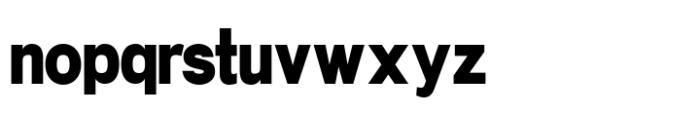 Xenon Nue Heavy Font LOWERCASE