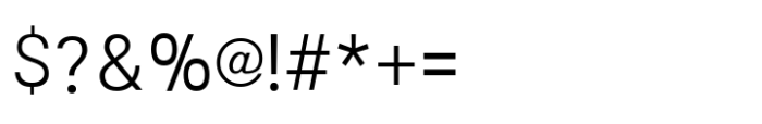 Xenon Nue Light Font OTHER CHARS