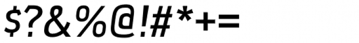 Xenu SemiBold Italic Font OTHER CHARS