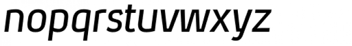 Xenu SemiBold Italic Font LOWERCASE