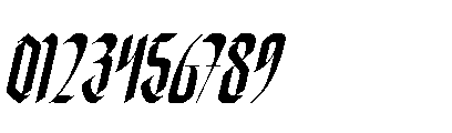 Xerathos Italic Font OTHER CHARS