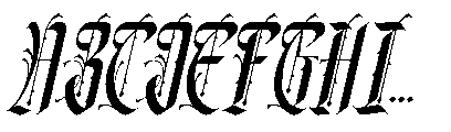 Xerathos Italic Font UPPERCASE