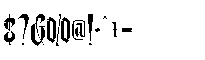 Xerathos Regular Font OTHER CHARS