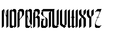 Xerathos Regular Font LOWERCASE