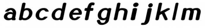 Xero Bold Italic Font LOWERCASE