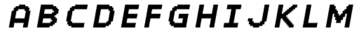 Xerxes Regular High Oblique Font UPPERCASE