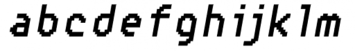 Xerxes Regular Mid Oblique Font LOWERCASE