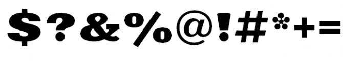 Xenia Ultra Extended Bold Font OTHER CHARS
