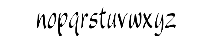 Xerilon-CondensedRegular Font LOWERCASE