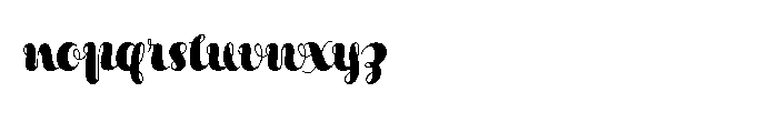 Xesy Font LOWERCASE