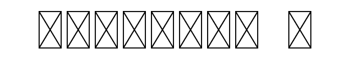 XHARP Demo 3D Font OTHER CHARS