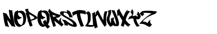 Xhaome Graffiti Font LOWERCASE