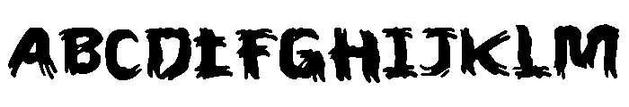 Xigua Font UPPERCASE