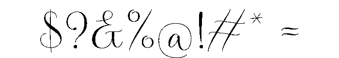 Xintau Regular Font OTHER CHARS