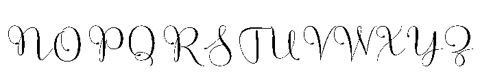 Xintau Regular Font UPPERCASE