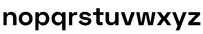 XiptaSans Bold Font LOWERCASE