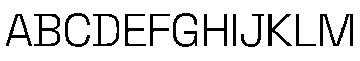 XiptaSans Light Font UPPERCASE