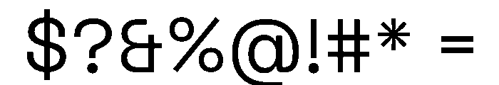 XiptaSans Font OTHER CHARS