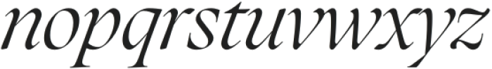Xilene Italic otf (400) Font LOWERCASE