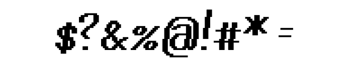 Xilla Pro Bold Italic Font OTHER CHARS