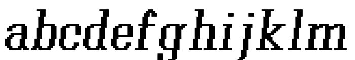 Xilla Pro Bold Italic Font LOWERCASE