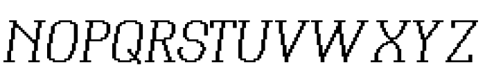 Xilla Pro Medium Italic Font UPPERCASE