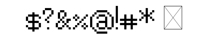 Xilla Regular Font OTHER CHARS