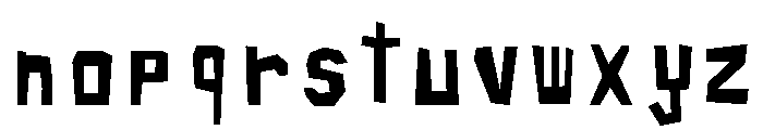 xilo-sans Font LOWERCASE
