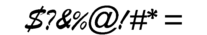 Xingkai SC Bold Font OTHER CHARS