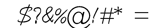 Xingkai SC Light Font OTHER CHARS