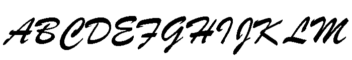 Xingkai TC Bold Font UPPERCASE