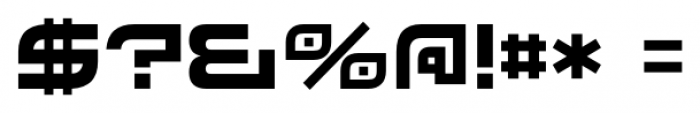 Xirod Regular Font OTHER CHARS