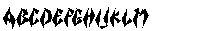 Xinkong Font UPPERCASE