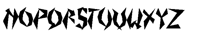 Xinkong Font UPPERCASE
