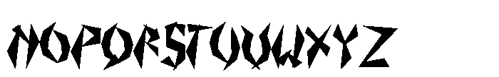Xinkong Font LOWERCASE