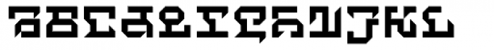 Xiphoid Unit A Font LOWERCASE