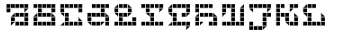 Xiphoid Unit B Font LOWERCASE