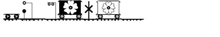 Xlaser Train Regular Font OTHER CHARS