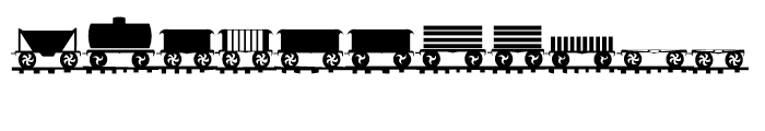 Xlaser Train Regular Font UPPERCASE