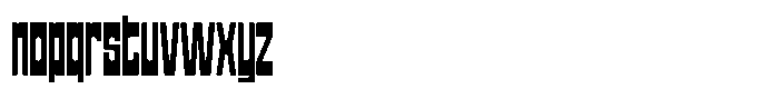 XL Gigalonn Regular Font LOWERCASE