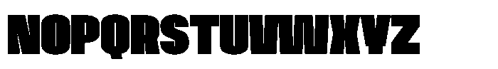 XL Gravy Normal Font UPPERCASE