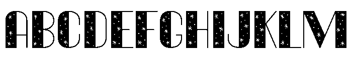 Xmas Crystal Font UPPERCASE